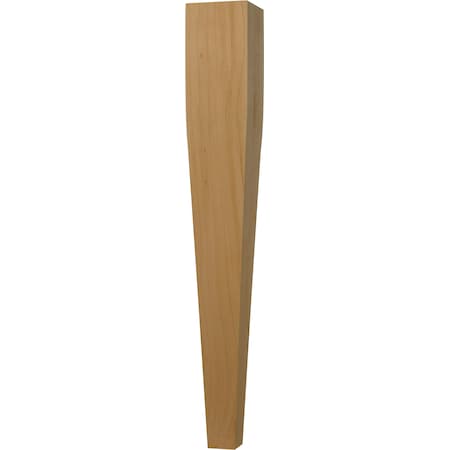 21 X 2 3/4 Four Sided Tapered End Table Leg In Western Red Cedar